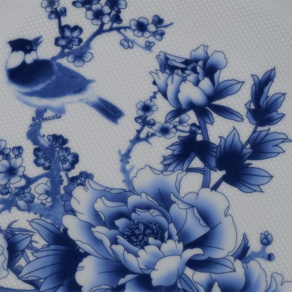 Chinese Blue & White Porcelain Plate Detail