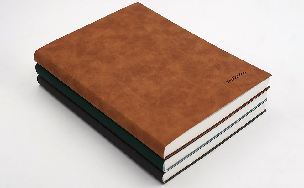 Three Colors Large Thick Notebook